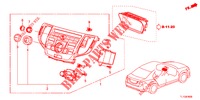 CENTER MODULE (NAVIGATION) voor Honda ACCORD 2.0 EX 4 deuren 5-traps automatische versnellingsbak 2013