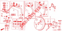 REM HOOFDCILINDER/HOOFDSPANNING (RH) voor Honda ACCORD 2.0 EX 4 deuren 5-traps automatische versnellingsbak 2013