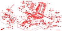 V. ZITTING COMPONENTEN (G.) (SIEGE ENTIEREMENT MOTORISE) (2) voor Honda ACCORD 2.0 EX 4 deuren 5-traps automatische versnellingsbak 2013
