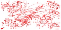 ACHTER HOUDER/ZIJDE VOERING (4DE)  voor Honda ACCORD DIESEL 2.2 S 4 deuren 5-traps automatische versnellingsbak 2013
