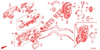 ACHTER PORTIER SLOTEN/BUITEN HENDEL  voor Honda ACCORD DIESEL 2.2 S 4 deuren 5-traps automatische versnellingsbak 2013