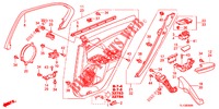 ACHTER PORTIER VOERING(4DE)  voor Honda ACCORD DIESEL 2.2 S 4 deuren 5-traps automatische versnellingsbak 2013