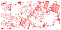 ACHTER ZITTING/VEILIGHEIDSGORDEL(2DE)  voor Honda ACCORD DIESEL 2.2 S 4 deuren 5-traps automatische versnellingsbak 2013