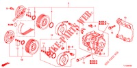 AIRCONDITIONER (COMPRESSEUR) (DIESEL) voor Honda ACCORD DIESEL 2.2 S 4 deuren 5-traps automatische versnellingsbak 2013