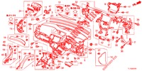 INSTRUMENTEN PANEEL BOVEN (RH) voor Honda ACCORD DIESEL 2.2 S 4 deuren 5-traps automatische versnellingsbak 2013