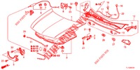 KAP (RH) voor Honda ACCORD DIESEL 2.2 S 4 deuren 5-traps automatische versnellingsbak 2013