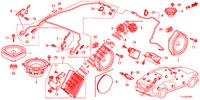 RADIO ANTENNE/LUIDSPREKER (RH) voor Honda ACCORD DIESEL 2.2 S 4 deuren 5-traps automatische versnellingsbak 2013