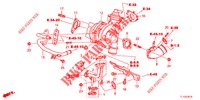 TURBOLADER SYSTEEM (DIESEL) voor Honda ACCORD DIESEL 2.2 S 4 deuren 5-traps automatische versnellingsbak 2013