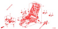 V. ZITTING COMPONENTEN (D.) (SIEGE REGLAGE MANUEL) voor Honda ACCORD DIESEL 2.2 S 4 deuren 5-traps automatische versnellingsbak 2013