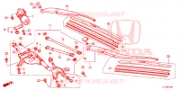 VOOR RUITESPROEIER (RH) voor Honda ACCORD ES 4 deuren 6-versnellings handgeschakelde versnellingsbak 2014