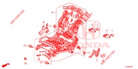 V. ZITTING COMPONENTEN (G.) (SIEGE REGLAGE MANUEL) voor Honda ACCORD 2.0 S 4 deuren 6-versnellings handgeschakelde versnellingsbak 2014