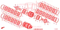 KOPPELING (BAS RAPPORT 3EME) voor Honda ACCORD S 4 deuren 5-traps automatische versnellingsbak 2014