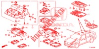 INTERIEUR VERLICHTING (1) voor Honda ACCORD 2.4 S 4 deuren 5-traps automatische versnellingsbak 2014