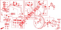 REM HOOFDCILINDER/HOOFDSPANNING (RH) voor Honda ACCORD 2.4 S 4 deuren 5-traps automatische versnellingsbak 2014