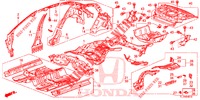 VLOER/BINNEN PANELEN  voor Honda ACCORD 2.4 S 4 deuren 5-traps automatische versnellingsbak 2014