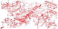 ACHTER HOUDER/ZIJDE VOERING (4DE)  voor Honda ACCORD DIESEL 2.2 EX 4 deuren 6-versnellings handgeschakelde versnellingsbak 2015