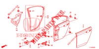 ACHTER PORTIER PANELEN(4DE)  voor Honda ACCORD DIESEL 2.2 EX 4 deuren 6-versnellings handgeschakelde versnellingsbak 2015