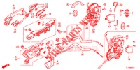 ACHTER PORTIER SLOTEN/BUITEN HENDEL  voor Honda ACCORD DIESEL 2.2 EX 4 deuren 6-versnellings handgeschakelde versnellingsbak 2015