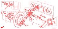 ACHTER REM (2) voor Honda ACCORD DIESEL 2.2 EX 4 deuren 6-versnellings handgeschakelde versnellingsbak 2015