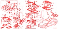 INTERIEUR VERLICHTING (2) voor Honda ACCORD DIESEL 2.2 EX 4 deuren 6-versnellings handgeschakelde versnellingsbak 2015