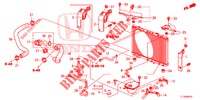 RADIATOR SLANG/RESERVETANK (DIESEL) voor Honda ACCORD DIESEL 2.2 EX 4 deuren 6-versnellings handgeschakelde versnellingsbak 2015