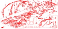 VLOER/BINNEN PANELEN  voor Honda ACCORD DIESEL 2.2 EX 4 deuren 6-versnellings handgeschakelde versnellingsbak 2015