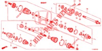 VOOR AANDRIJFAS/HALVE AS (DIESEL) voor Honda ACCORD DIESEL 2.2 EX 4 deuren 6-versnellings handgeschakelde versnellingsbak 2015