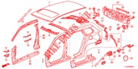 BUITEN PANELEN/ACHTER PANEEL  voor Honda ACCORD TOURER DIESEL 2.2 DIESEL EX 5 deuren 5-traps automatische versnellingsbak 2013
