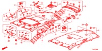 DAK VOERING  voor Honda ACCORD TOURER DIESEL 2.2 DIESEL EX 5 deuren 5-traps automatische versnellingsbak 2013