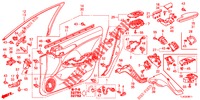 VOOR PORTIER VOERING (RH) voor Honda ACCORD TOURER DIESEL 2.2 DIESEL EX 5 deuren 5-traps automatische versnellingsbak 2013