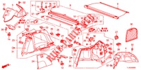 ACHTER ZIJDE VOERING(2DE)  voor Honda ACCORD TOURER 2.4 EXECUTIVE 5 deuren 6-versnellings handgeschakelde versnellingsbak 2013