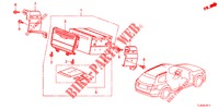 AUDIO UNIT (NAVIGATION) voor Honda ACCORD TOURER 2.4 EXECUTIVE 5 deuren 6-versnellings handgeschakelde versnellingsbak 2013