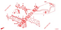 BRANDSTOF INSPUIT (2.4L) voor Honda ACCORD TOURER 2.4 EXECUTIVE 5 deuren 6-versnellings handgeschakelde versnellingsbak 2013