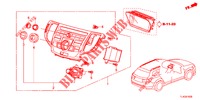 CENTER MODULE (NAVIGATION) voor Honda ACCORD TOURER 2.4 EXECUTIVE 5 deuren 6-versnellings handgeschakelde versnellingsbak 2013