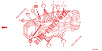 DOORVOERTULLE (INFERIEUR) voor Honda ACCORD TOURER 2.4 EXECUTIVE 5 deuren 6-versnellings handgeschakelde versnellingsbak 2013