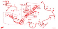 KOPPELING HOOFDCILINDER (RH) voor Honda ACCORD TOURER 2.4 EXECUTIVE 5 deuren 6-versnellings handgeschakelde versnellingsbak 2013