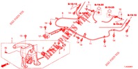 PARKEERREM (RH) voor Honda ACCORD TOURER 2.4 EXECUTIVE 5 deuren 6-versnellings handgeschakelde versnellingsbak 2013