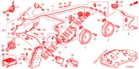 RADIO ANTENNE/LUIDSPREKER (RH) voor Honda ACCORD TOURER 2.4 EXECUTIVE 5 deuren 6-versnellings handgeschakelde versnellingsbak 2013