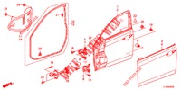 VOOR PORTIER PANELEN(2DE)  voor Honda ACCORD TOURER 2.4 EXECUTIVE 5 deuren 6-versnellings handgeschakelde versnellingsbak 2013
