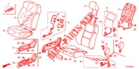 VOOR ZITTING/VEILIGHEIDSRIEMEN (D.) (RH) voor Honda ACCORD TOURER 2.4 EXECUTIVE 5 deuren 6-versnellings handgeschakelde versnellingsbak 2013