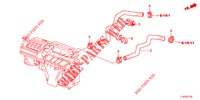 WATERSLANG/VERWARMING KANAAL (2.4L) (RH) voor Honda ACCORD TOURER 2.4 EXECUTIVE 5 deuren 6-versnellings handgeschakelde versnellingsbak 2013