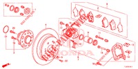 ACHTER REM (2) voor Honda ACCORD TOURER 2.4 S 5 deuren 5-traps automatische versnellingsbak 2014