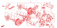 AIRCONDITIONER (COMPRESSEUR) (2.4L) voor Honda ACCORD TOURER 2.4 S 5 deuren 5-traps automatische versnellingsbak 2014