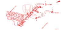 WATERSLANG/VERWARMING KANAAL (2.4L) (RH) voor Honda ACCORD TOURER 2.4 S 5 deuren 5-traps automatische versnellingsbak 2014