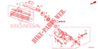 ACHTER RUITEWISSER  voor Honda ACCORD TOURER 2.0 S 5 deuren 6-versnellings handgeschakelde versnellingsbak 2015