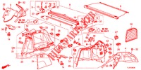 ACHTER ZIJDE VOERING(2DE)  voor Honda ACCORD TOURER 2.0 S 5 deuren 6-versnellings handgeschakelde versnellingsbak 2015