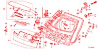ACHTERKLEP PANEEL(2DE)  voor Honda ACCORD TOURER 2.0 S 5 deuren 6-versnellings handgeschakelde versnellingsbak 2015