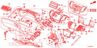 INSTRUMENTEN AFWERKING (COTE DE PASSAGER) (RH) voor Honda ACCORD TOURER 2.0 S 5 deuren 6-versnellings handgeschakelde versnellingsbak 2015