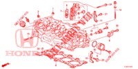 SPOEL KLEP/ OLIEDRUKSENSOR (2.0L) voor Honda ACCORD TOURER 2.0 S 5 deuren 6-versnellings handgeschakelde versnellingsbak 2015