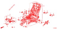 V. ZITTING COMPONENTEN (D.) (SIEGE REGLAGE MANUEL) voor Honda ACCORD TOURER 2.0 S 5 deuren 6-versnellings handgeschakelde versnellingsbak 2015
